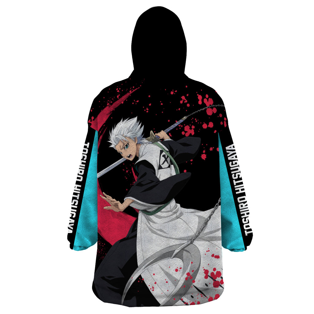 Toshiro Hitsugaya Wearable Blanket Hoodie Bleach