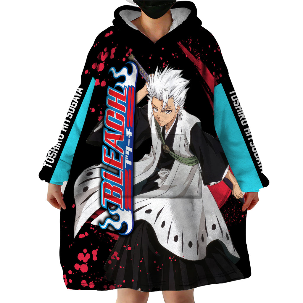 Toshiro Hitsugaya Wearable Blanket Hoodie Bleach