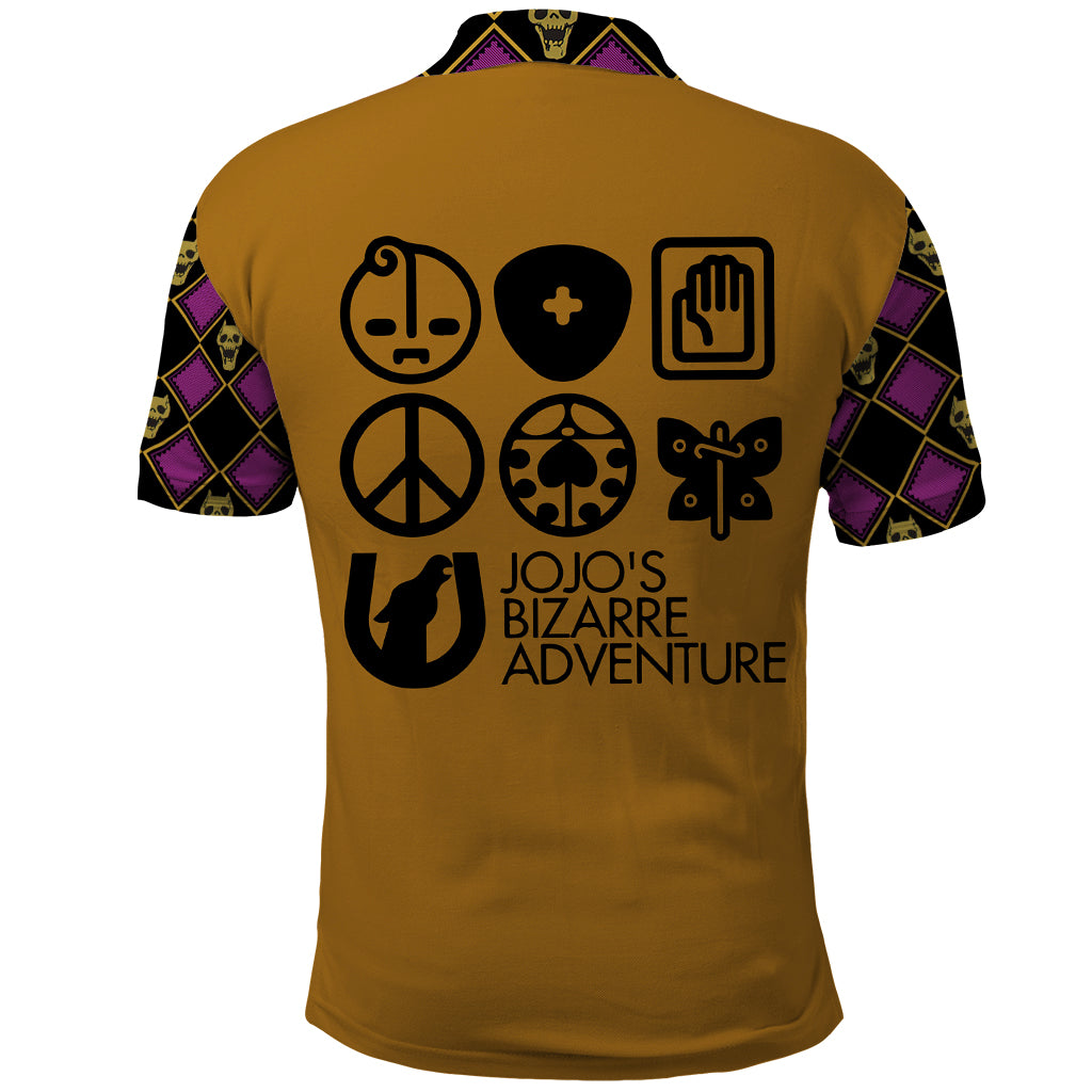 JJBA Symbols Polo Shirt JJBAs