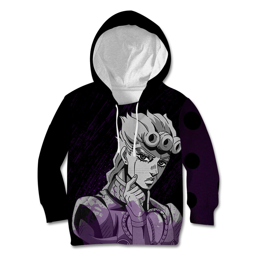 Giorno Giovanna Kid Hoodie JJBAs Anime Style