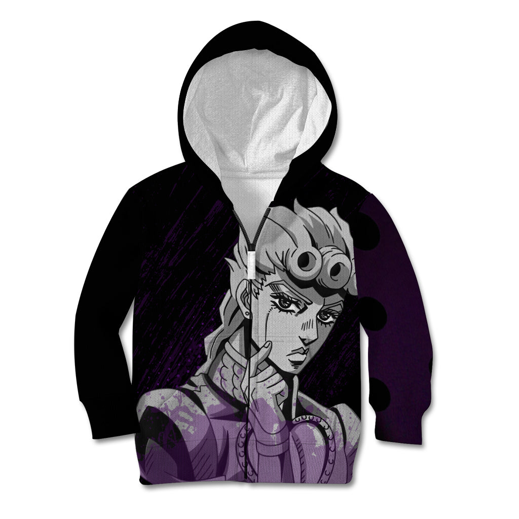 Giorno Giovanna Kid Hoodie JJBAs Anime Style