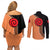 Nrt Uzumaki - Naruto Couples Matching Off Shoulder Short Dress and Long Sleeve Button Shirt Anime Mix Manga Style