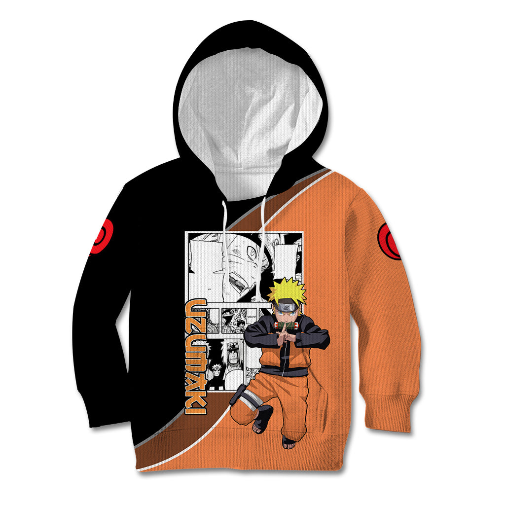 Nrt Uzumaki - Naruto Kid Hoodie Anime Mix Manga Style