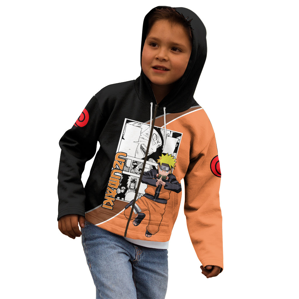 Nrt Uzumaki - Naruto Kid Hoodie Anime Mix Manga Style