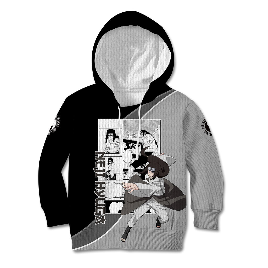 Neji Hyuga - Naruto Kid Hoodie Anime Mix Manga Style