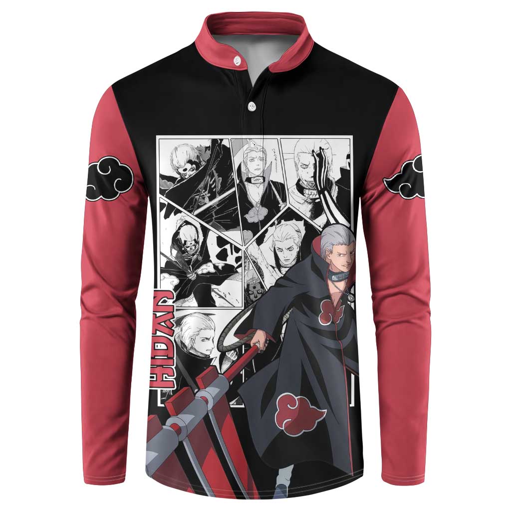 Hidan - Naruto Button Sweatshirt Anime Mix Manga Style