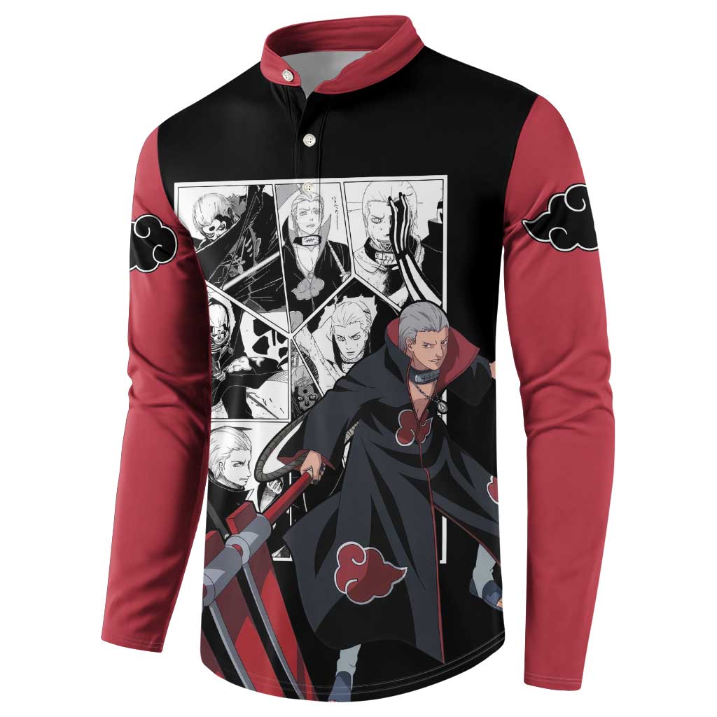 Hidan - Naruto Button Sweatshirt Anime Mix Manga Style