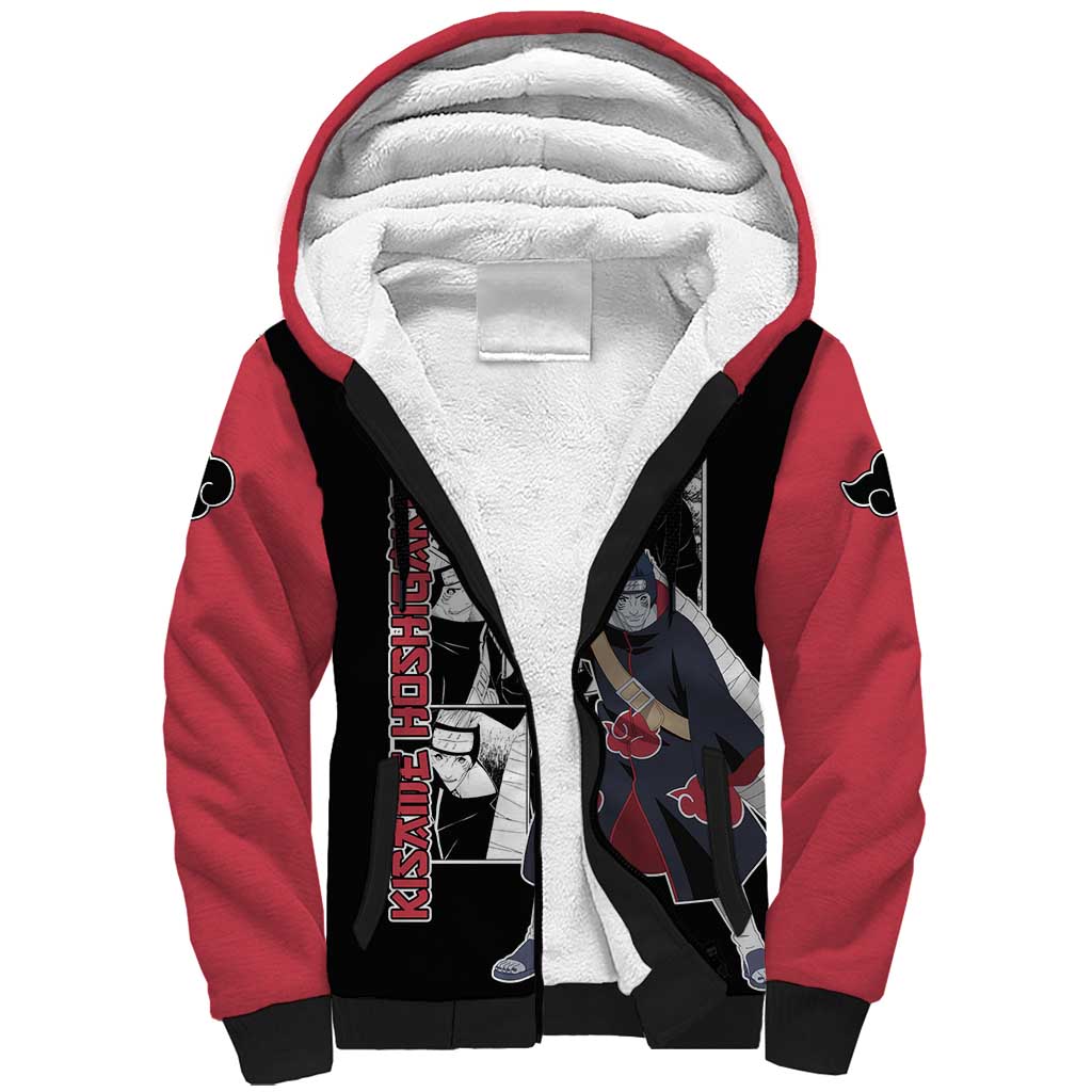 Kisame Hoshigaki - Naruto Sherpa Hoodie Anime Mix Manga Style