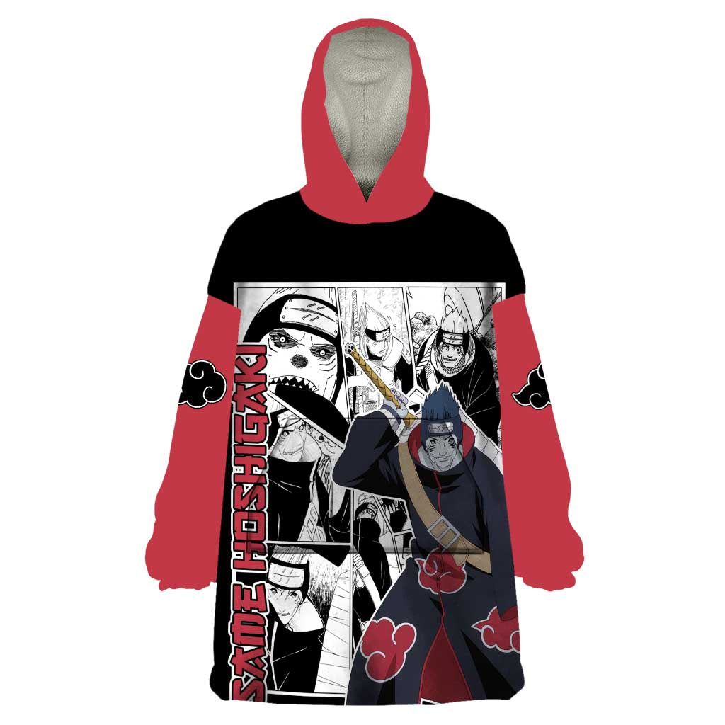 Kisame Hoshigaki - Naruto Wearable Blanket Hoodie Anime Mix Manga Style
