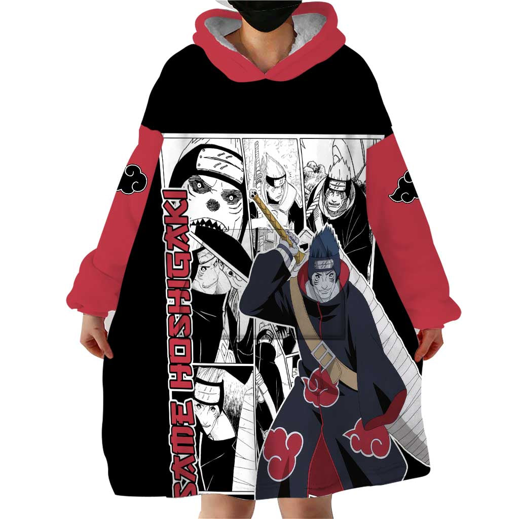 Kisame Hoshigaki - Naruto Wearable Blanket Hoodie Anime Mix Manga Style