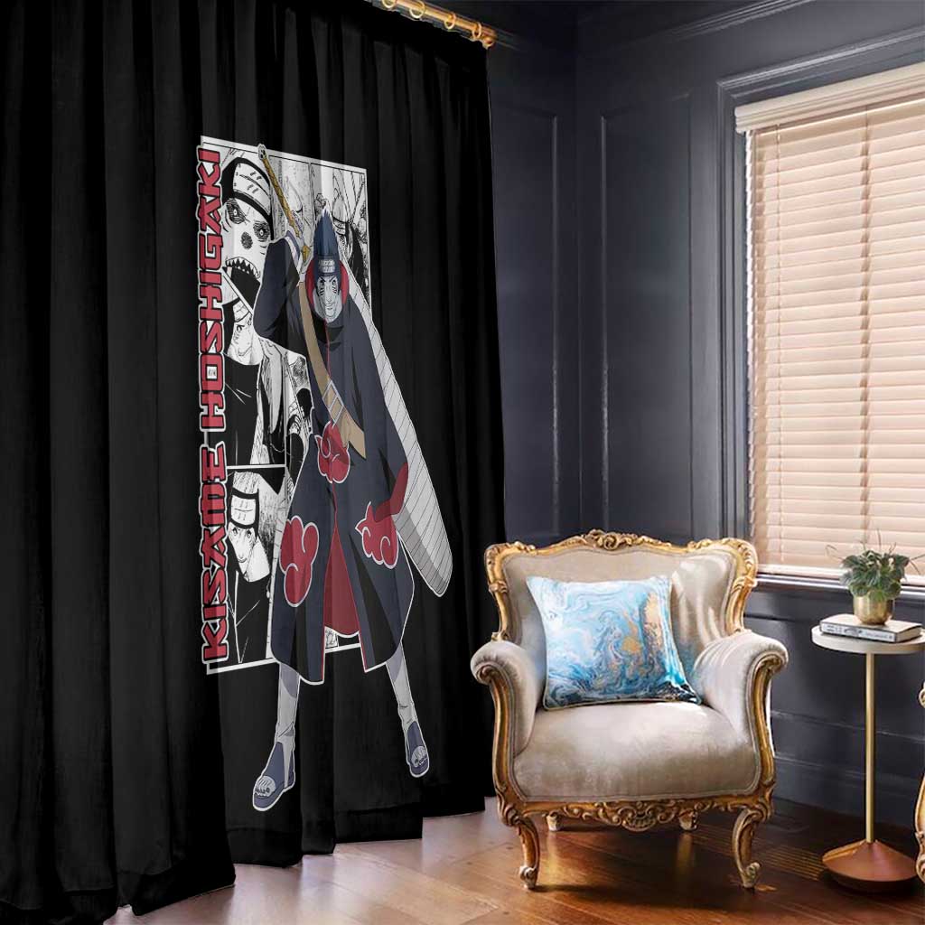 Kisame Hoshigaki - Naruto Window Curtain Anime Mix Manga Style