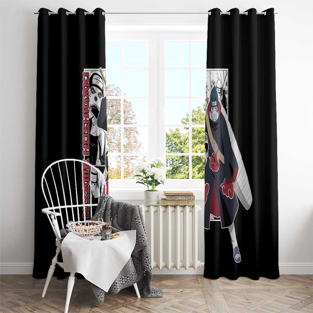 Kisame Hoshigaki - Naruto Window Curtain Anime Mix Manga Style