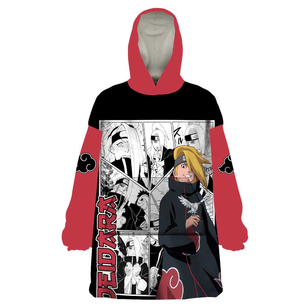 Deidara - Naruto Wearable Blanket Hoodie Anime Mix Manga Style