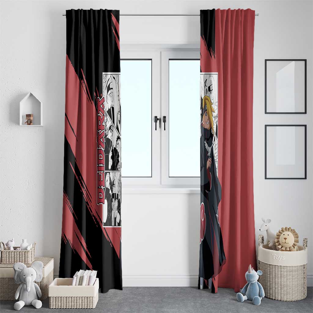 Deidara - Naruto Window Curtain Anime Mix Manga Style