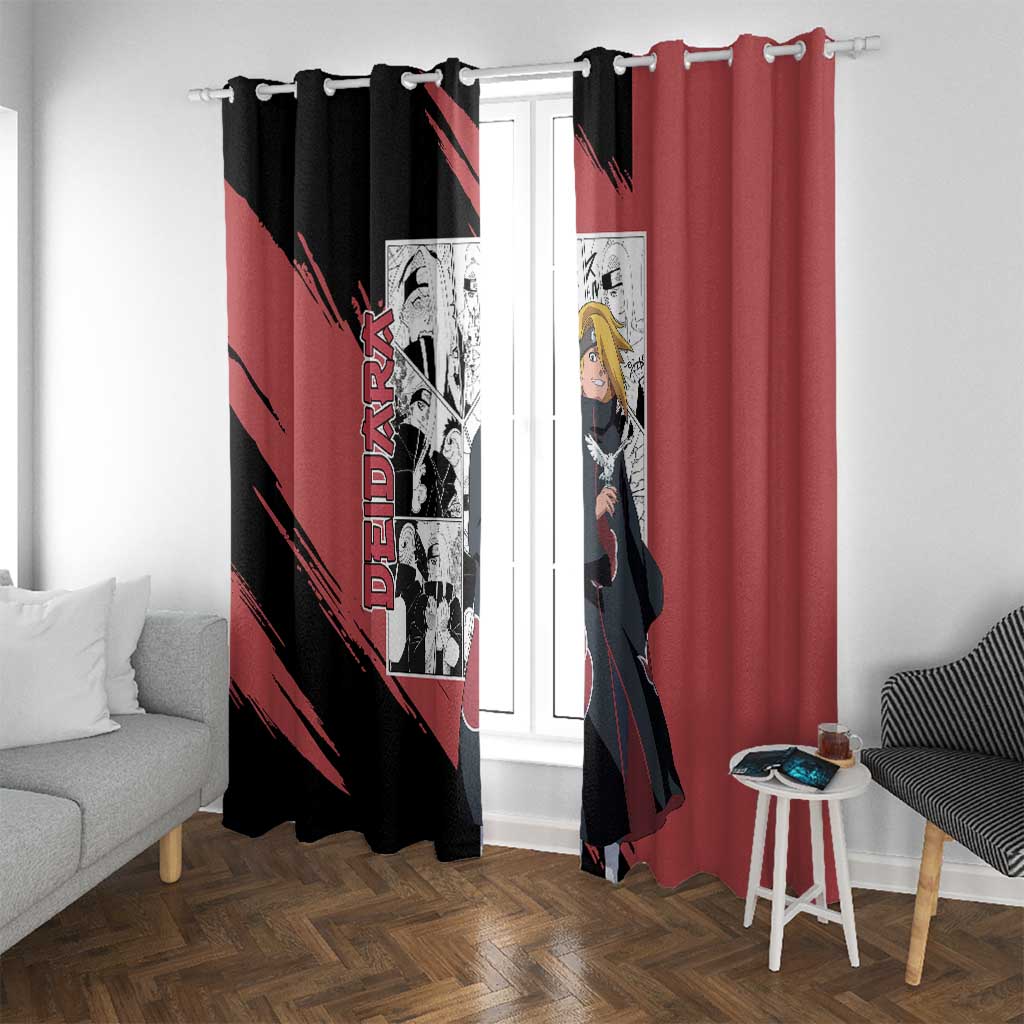 Deidara - Naruto Window Curtain Anime Mix Manga Style