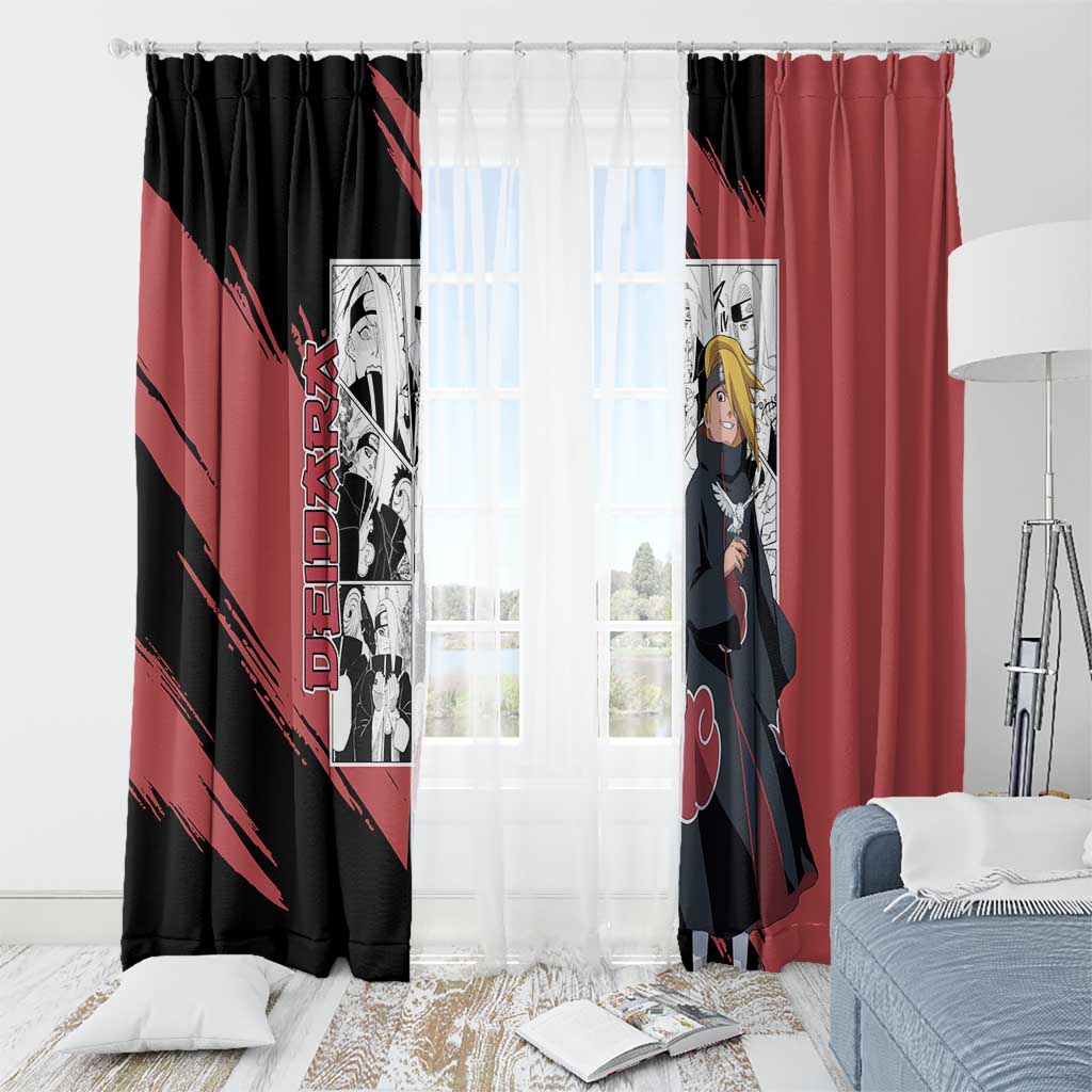 Deidara - Naruto Window Curtain Anime Mix Manga Style