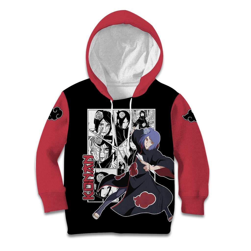 Konan - Naruto Kid Hoodie Anime Mix Manga Style