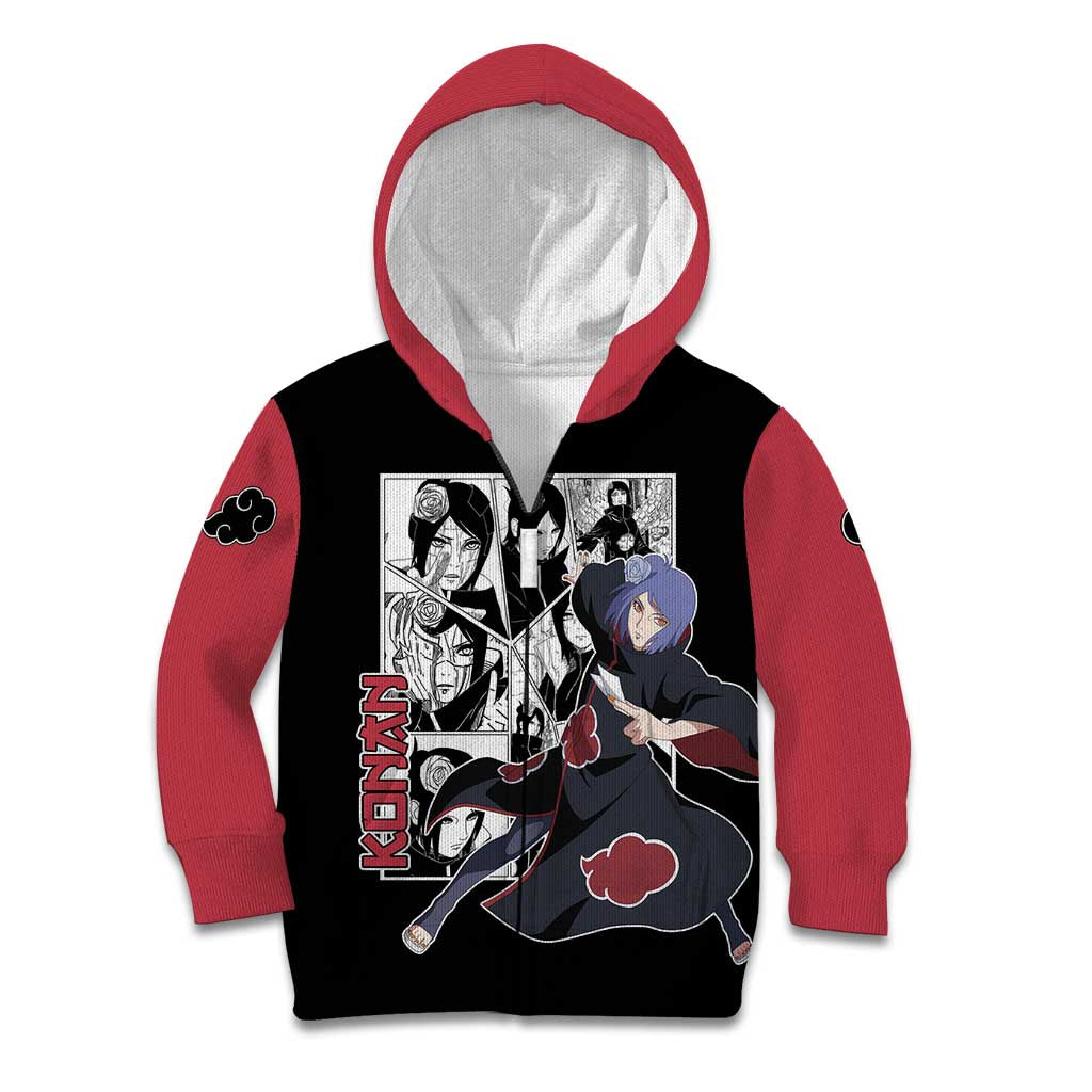 Konan - Naruto Kid Hoodie Anime Mix Manga Style