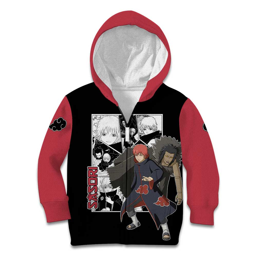 Sasori - Naruto Kid Hoodie Anime Mix Manga Style