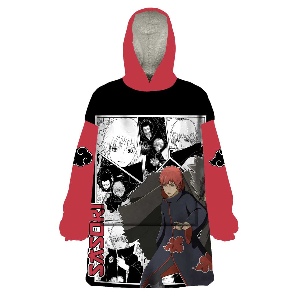 Sasori - Naruto Wearable Blanket Hoodie Anime Mix Manga Style