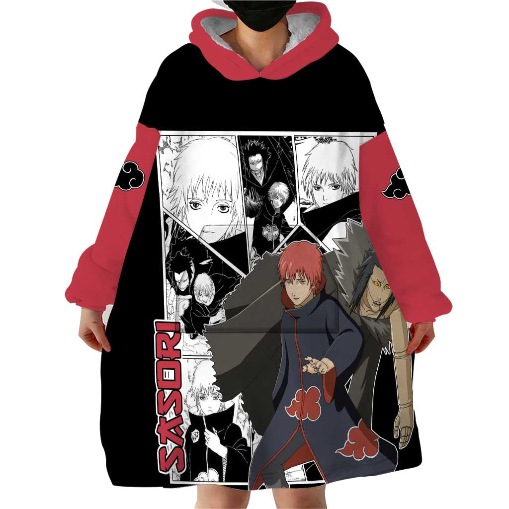 Sasori - Naruto Wearable Blanket Hoodie Anime Mix Manga Style