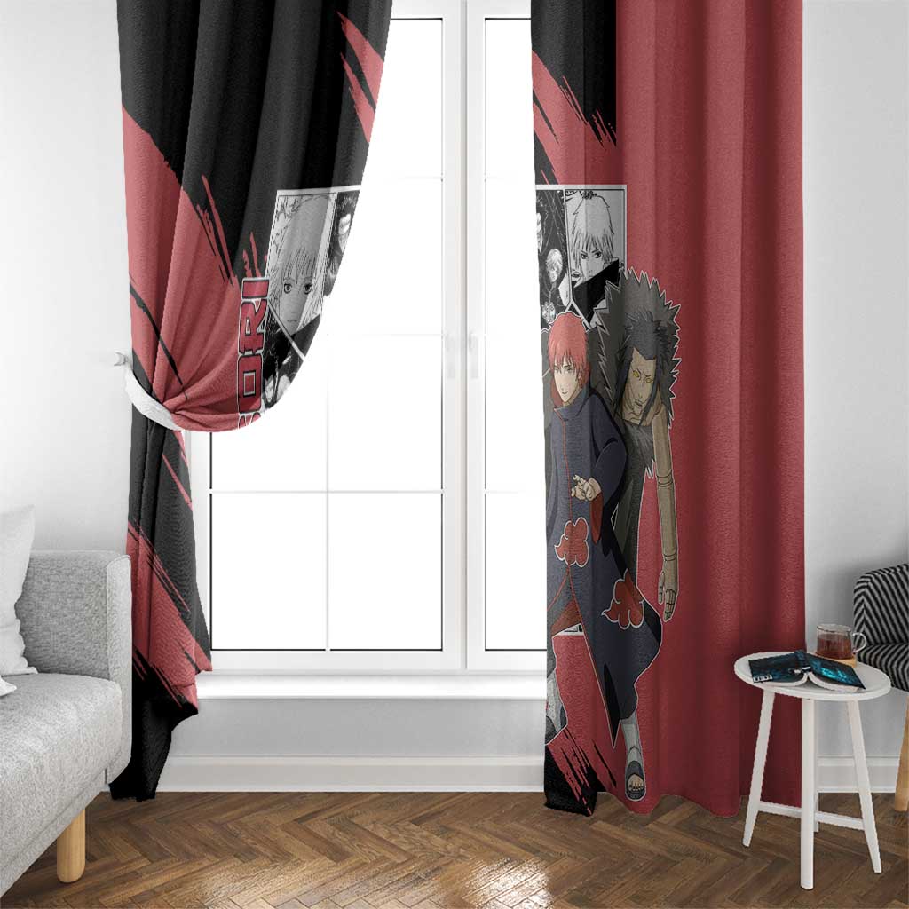 Sasori - Naruto Window Curtain Anime Mix Manga Style