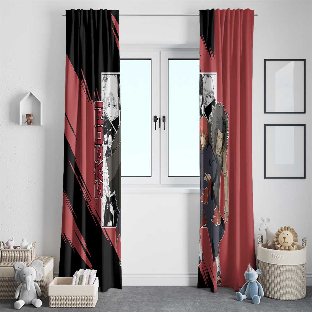 Sasori - Naruto Window Curtain Anime Mix Manga Style