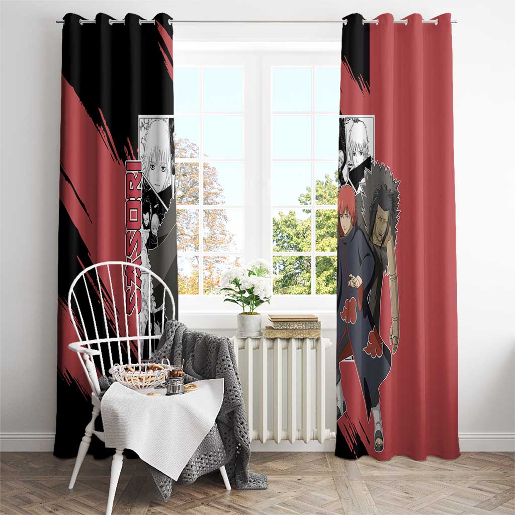 Sasori - Naruto Window Curtain Anime Mix Manga Style
