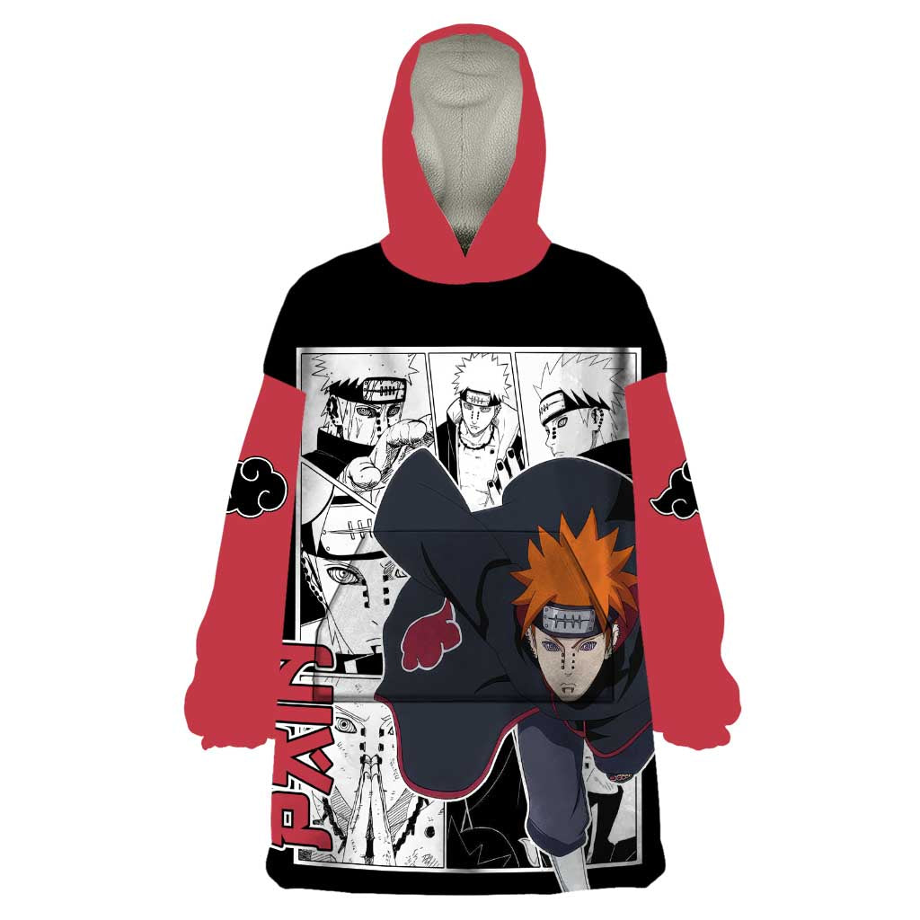 Pain - Naruto Wearable Blanket Hoodie Anime Mix Manga Style