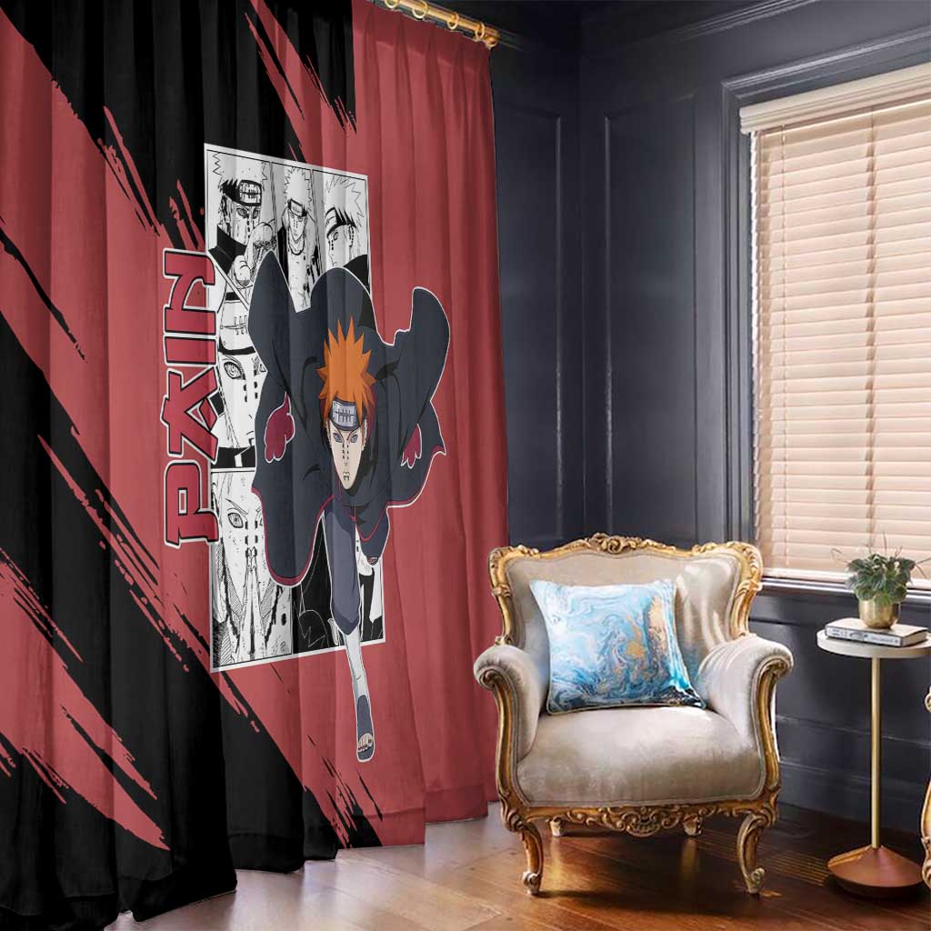 Pain - Naruto Window Curtain Anime Mix Manga Style