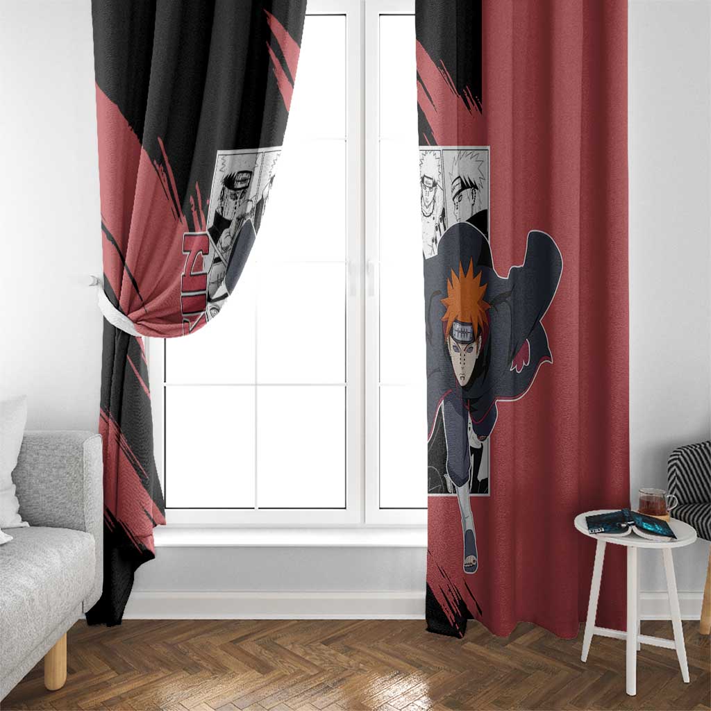 Pain - Naruto Window Curtain Anime Mix Manga Style