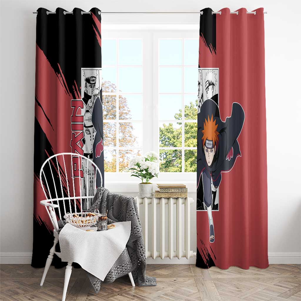 Pain - Naruto Window Curtain Anime Mix Manga Style