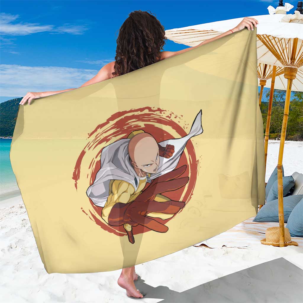 Saitama - One Punch Man Sarong Anime Text Pattern Style