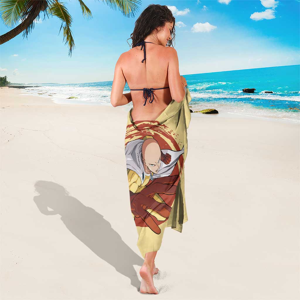 Saitama - One Punch Man Sarong Anime Text Pattern Style