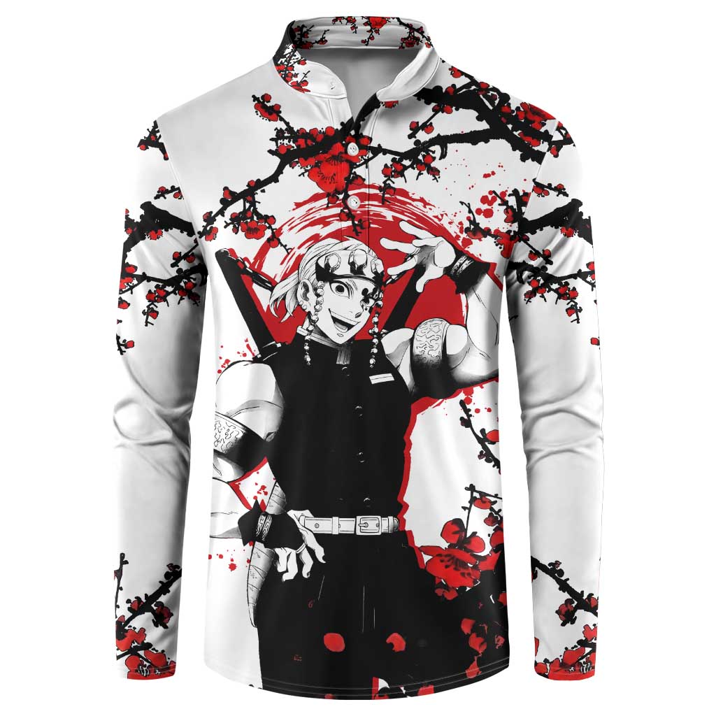 Tengen Uzui - Demon Slayer Button Sweatshirt Anime Japan Style