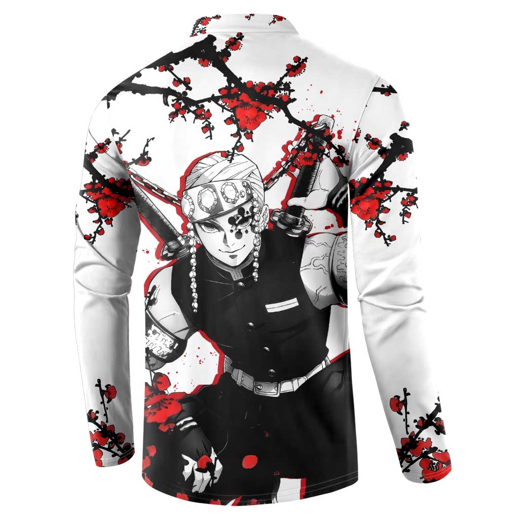Tengen Uzui - Demon Slayer Button Sweatshirt Anime Japan Style