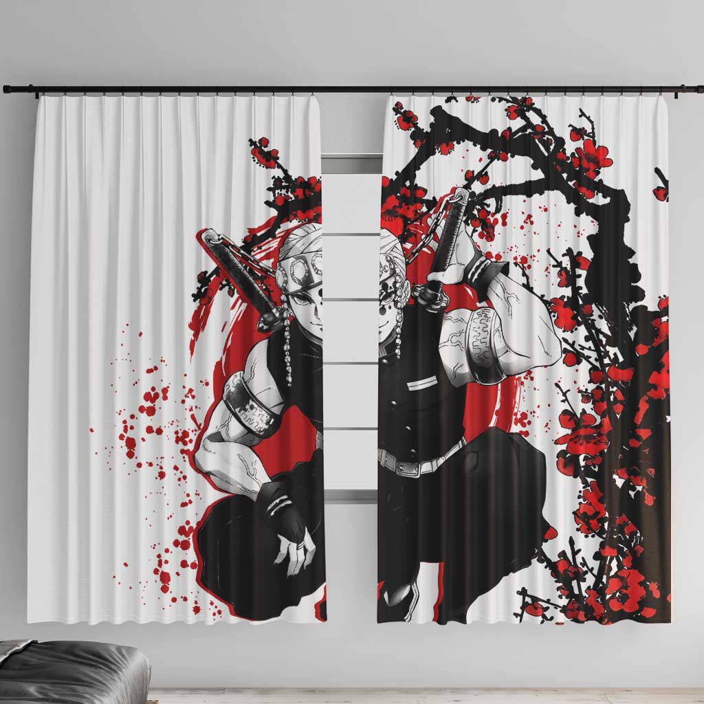 Tengen Uzui - Demon Slayer Window Curtain Anime Japan Style