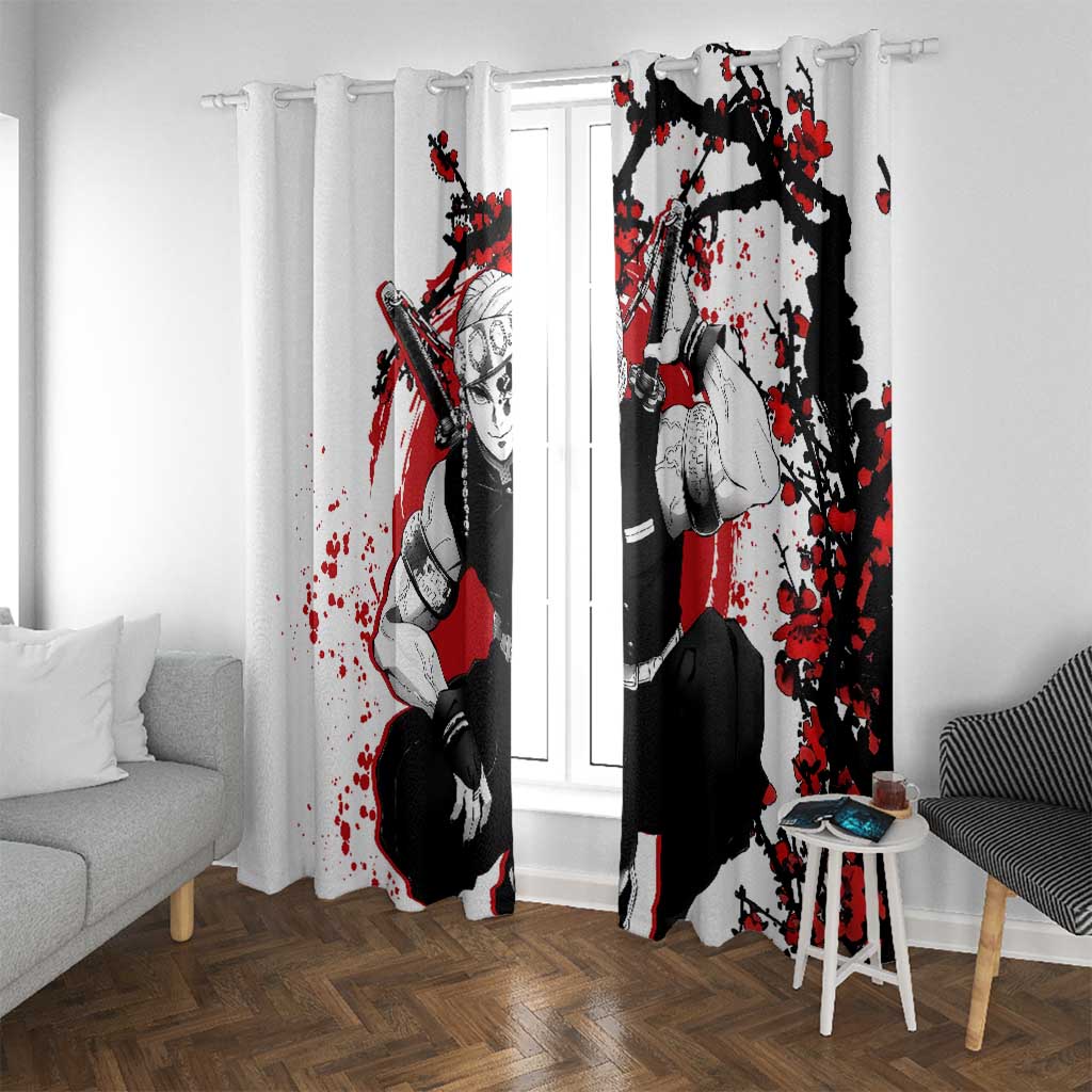 Tengen Uzui - Demon Slayer Window Curtain Anime Japan Style