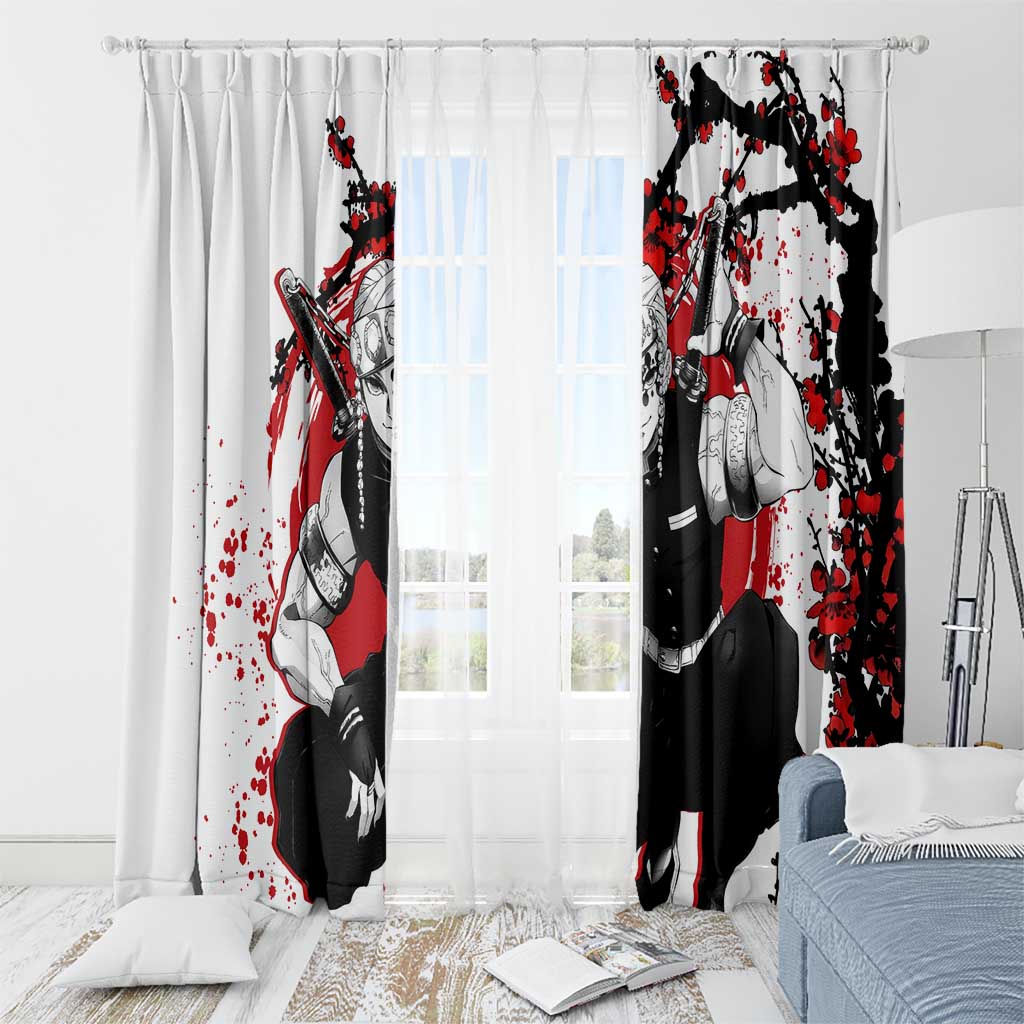 Tengen Uzui - Demon Slayer Window Curtain Anime Japan Style