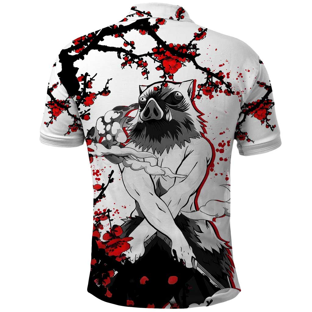 Inosuke Hashibira - Demon Slayer Polo Shirt Anime Japan Style