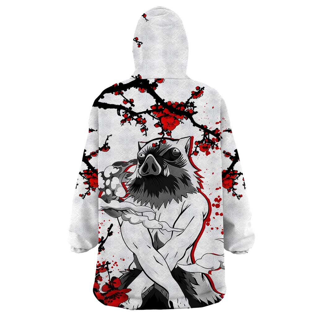 Inosuke Hashibira - Demon Slayer Wearable Blanket Hoodie Anime Japan Style