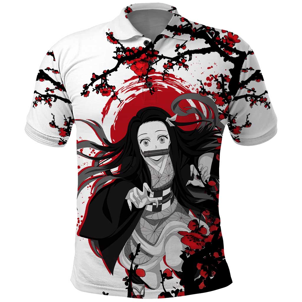 Nezuko Kamado - Demon Slayer Polo Shirt Anime Japan Style