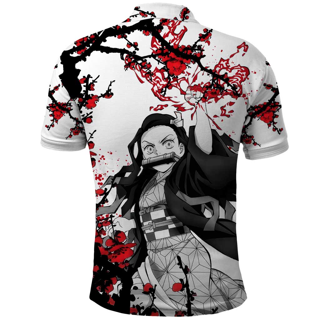 Nezuko Kamado - Demon Slayer Polo Shirt Anime Japan Style