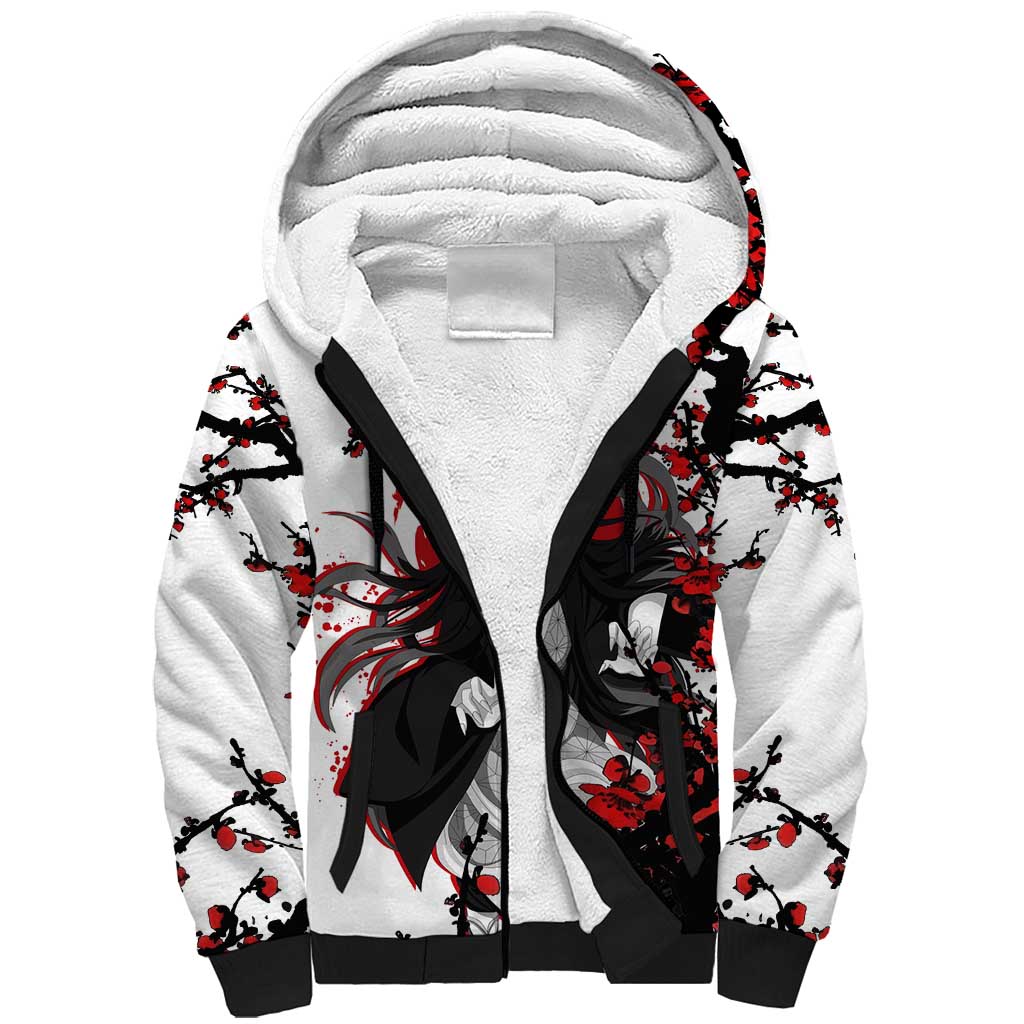 Nezuko Kamado - Demon Slayer Sherpa Hoodie Anime Japan Style