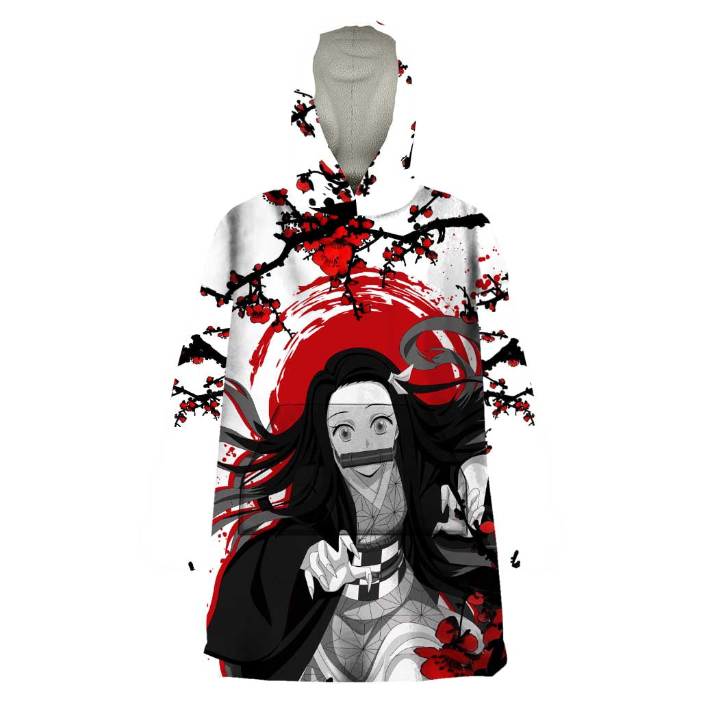 Nezuko Kamado - Demon Slayer Wearable Blanket Hoodie Anime Japan Style