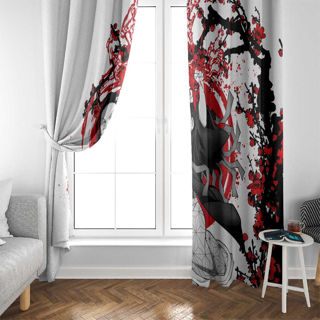 Nezuko Kamado - Demon Slayer Window Curtain Anime Japan Style