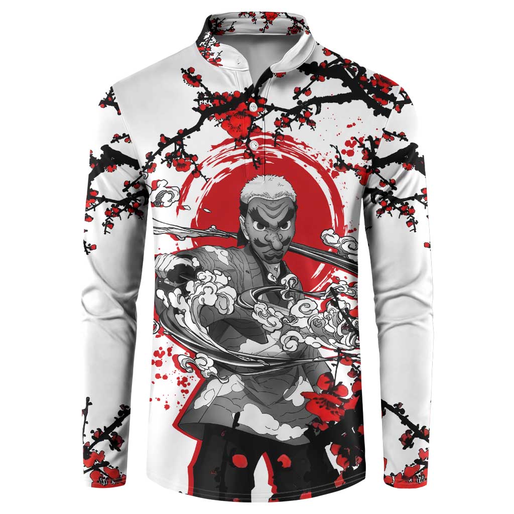 Urokodaki Sakonji - Demon Slayer Button Sweatshirt Anime Japan Style