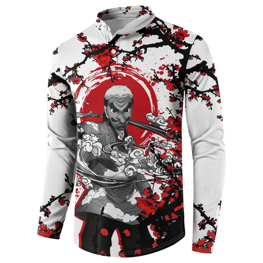 Urokodaki Sakonji - Demon Slayer Button Sweatshirt Anime Japan Style