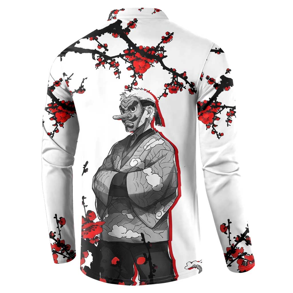 Urokodaki Sakonji - Demon Slayer Button Sweatshirt Anime Japan Style