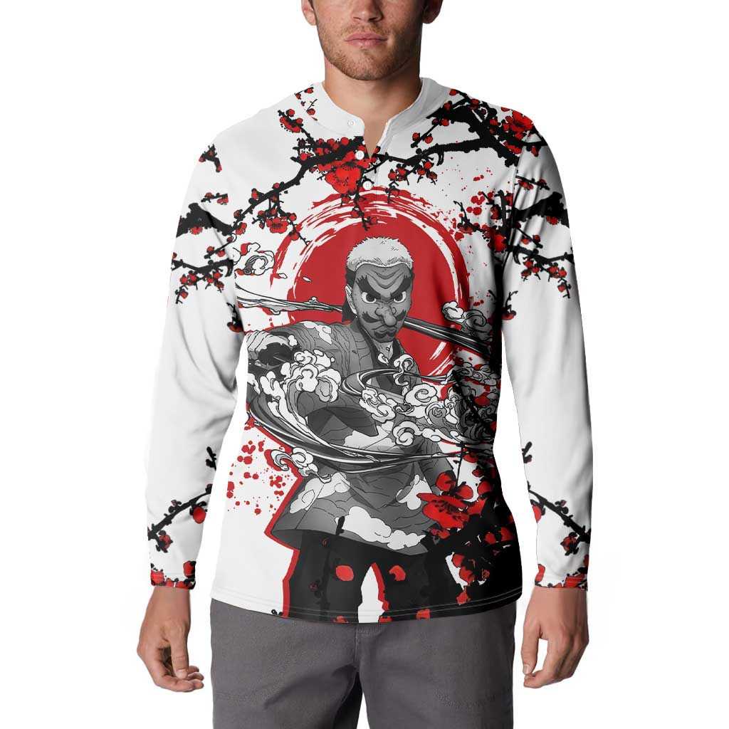 Urokodaki Sakonji - Demon Slayer Button Sweatshirt Anime Japan Style